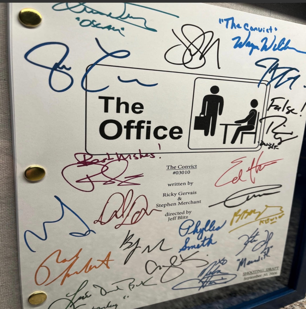 The Office Autographed 'The Convict' Script