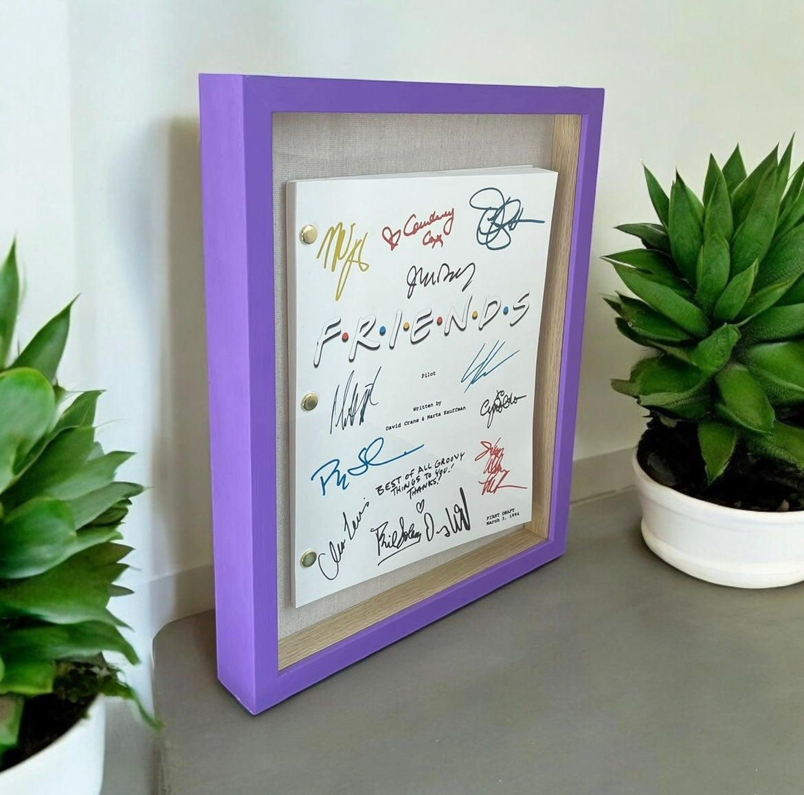 Friends Tv Show Autographed Pilot Script