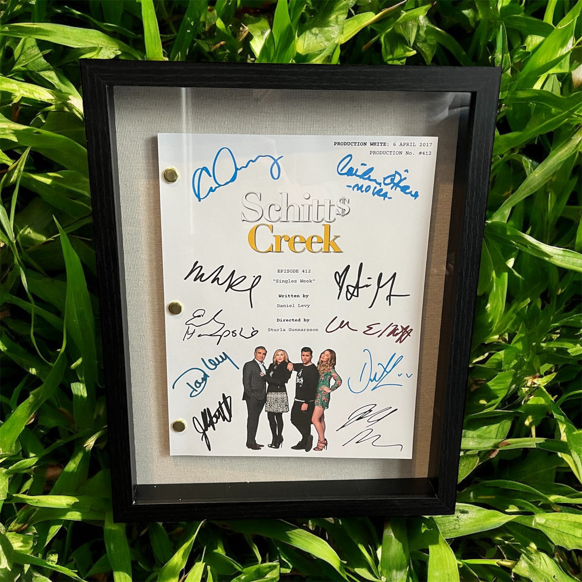 Schitt’s Creek Autographed Script “Singles Week” Episode