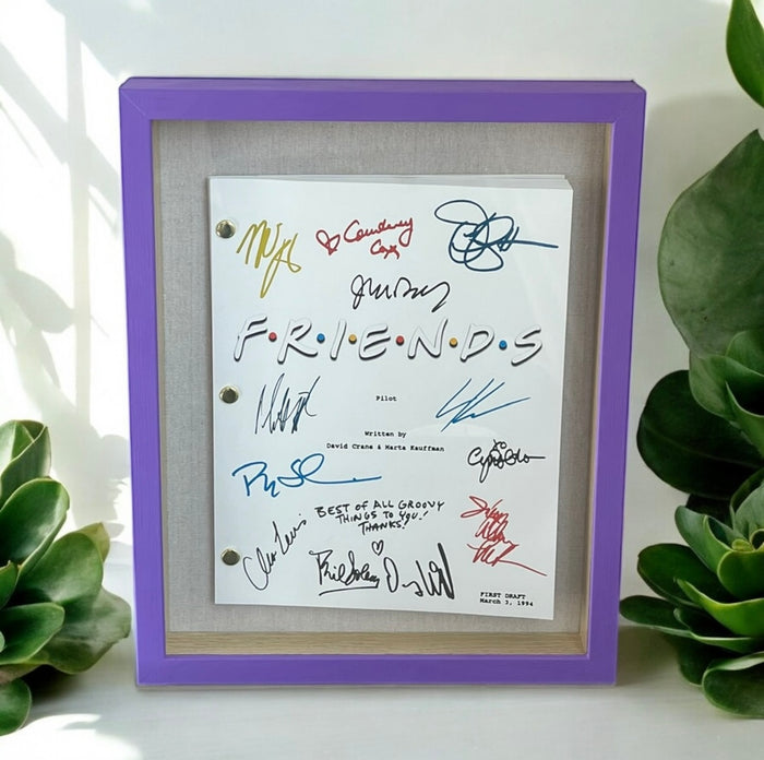 Friends Tv Show Autographed Pilot Script