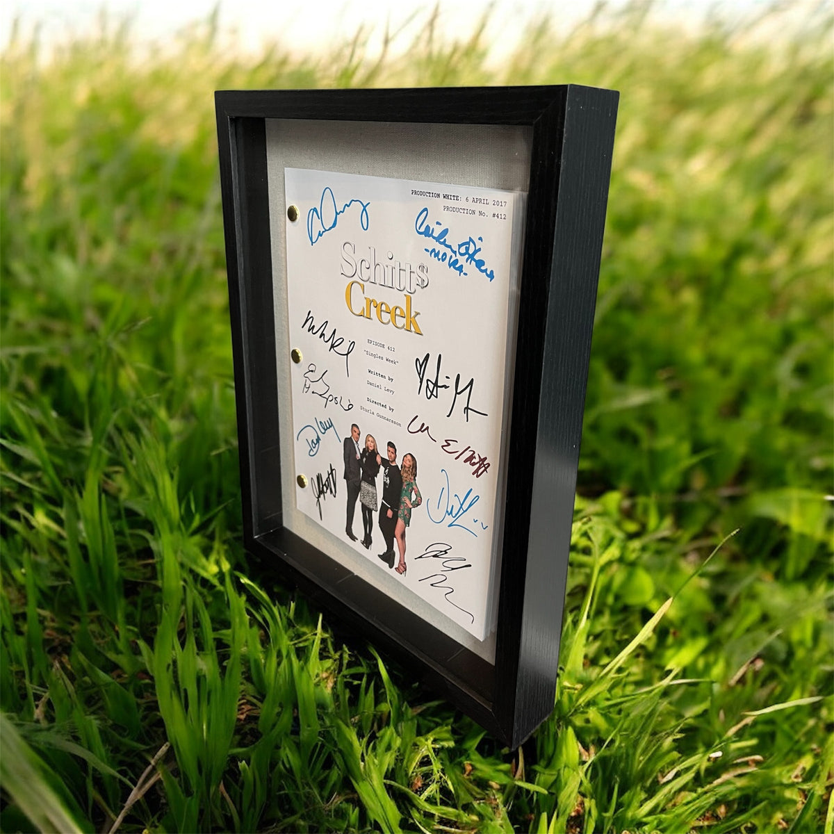 Schitt’s Creek Autographed Script “Singles Week” Episode